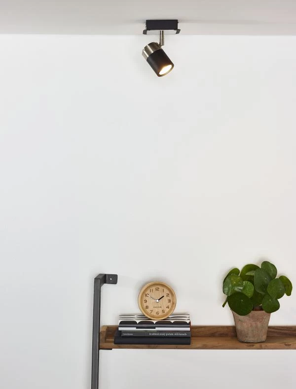 Lucide LENNERT - Deckenstrahler - LED Dim. - GU10 - 1x5W 3000K - Schwarz - Atmosphäre 1
